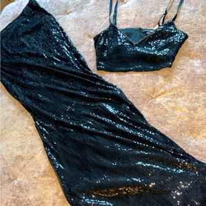 2 piece sparkly